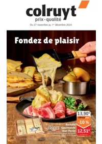 Prospectus Colruyt SAINT-AME : Fondez de plaisir