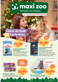 Prospectus Maxi zoo Audincourt : Féérie de Noël à prix doux