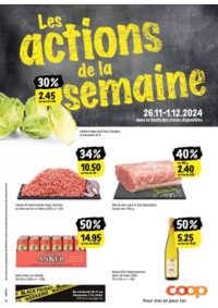 Prospectus Coop Supermarché Boncourt : Coop reklamblad