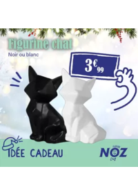 Prospectus Noz Sélestat : Figurine chat