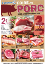 Prospectus E.Leclerc : FOIRE PORC GRAS