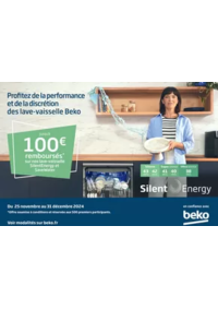 Prospectus Copra LEZARDRIEUX : Beko vous rembourse jusqu'à 100€