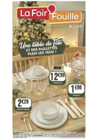 Prospectus La Foir'Fouille DOUBS : Une table de Fête et des pailletes plein les yeux !