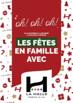 Prospectus La Halle : Les fêtes en famille avec