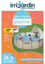 Prospectus irrijardin : Les journées piscine