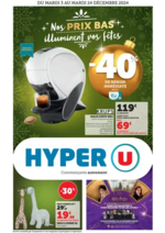 Prospectus Hyper U : Spécial Cadeaux Déco de Noël