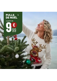 Prospectus La Halle La Queue-en-Brie : Ambiance festive activée avec nos pulls de Noël à partir de 9,99€ pour toute la famille !