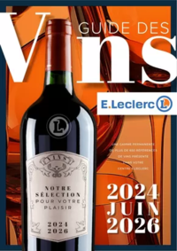 Prospectus E.Leclerc GRAMAT : GUIDES DES VINS 2024/2025