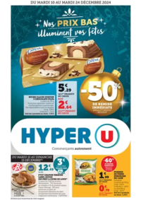 Prospectus Hyper U PLANCOET : Préparez Noël