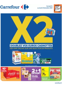 Prospectus Carrefour Rennes Centre Alma  : DOUBLEZ VOS EUROS CAGNOTTÉS