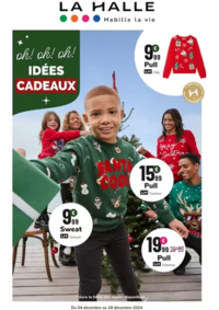 Prospectus La Halle : Idées cadeaux