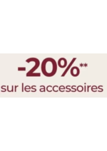 Promos et remises  : -20% sur les accessoires