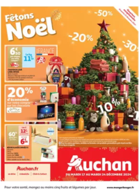 Prospectus Auchan ESCAUDOEUVRES : Fêtons Noël