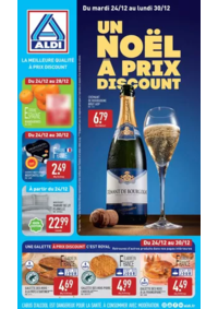 Prospectus Aldi Bruyères : Un Noël à prix discount