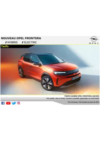 Prospectus Distributeur OPEL MONDIAL AUTOS SA PERONNAS : Opel Nouveau Frontera