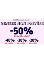 Promos et remises  : Ventes non privées