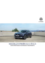 Prospectus  : Citroën Nouvelle ë-C4 X Electrique Caractéristiques