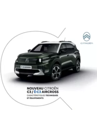 Prospectus Citroen SAINT URCIZE : Citroën Nouveau ë-C3 Aircross Caractéristiques