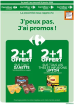 Prospectus Carrefour Contact : J'PEUX PAS, J'AI PROMOS DU 2 AU 15 JANVIER !