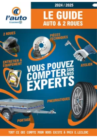 Prospectus L'auto E.Leclerc Biscarrosse : Le guide AUTO & 2 ROUTES