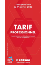 Prospectus  : Tarifs professionnels