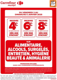 Prospectus Carrefour Market MONTMARAULT : OPERATION BON D’ACHAT SUR L’ALIMENTAIRE