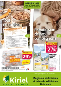 Prospectus Kiriel LA FERTE VIDAME : PROMOTIONS CUISINE & ANIMALERIE 2025