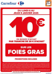 Prospectus Carrefour CHARLEVILLE MEZIERES : OPERATION BON D’ACHAT SUR LES FOIES GRAS