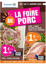 Prospectus E.Leclerc : FOIRE A LA VIANDE ET AU PORC