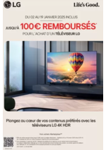 Promos et remises  : OFFRE LG : JUSQU'À 100€ REMBOURSÉS