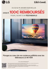 Prospectus Gitem Die : Jusqu’à 100€ remboursés pour l´achat d´un televiseur LG