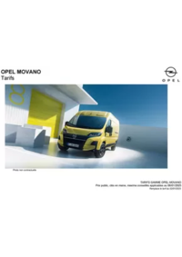 Prospectus Distributeur OPEL GARAGE ALLARY JEROME SAINT-MARTIAL-DE-VALLETTE : Opel Movano