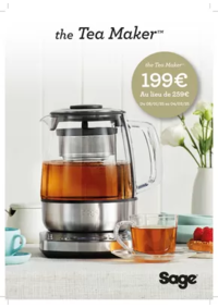 Prospectus BeDigital Fougeres : SAGE PROMO TEA MAKER