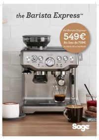 Prospectus BeDigital Evreux : SAGE PROMO THE BARISTA EXPRESS