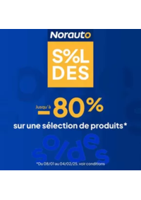 Prospectus Norauto CASTRES : Jusqu'à -80% de remise sur une sélection de produits