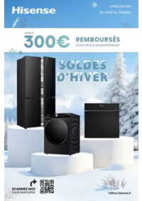 Prospectus Boulanger Trélissac : OFFRE Hisense : jusqu'à 300€ remboursés !