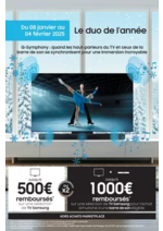 Promos et remises  : OFFRE SAMSUNG jusqu'à 500€ REMBOURSÉS