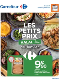 Prospectus Carrefour ANGERS C.C Grand Maine : LES PETITS PRIX HALAL DE JANVIER