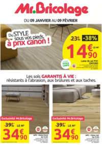 Prospectus Mr Bricolage ARGENTON SUR CREUSE : Du STYLE sous vos pieds, à prix canon !