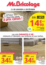 Prospectus Mr Bricolage : Du STYLE sous vos pieds, à prix canon !