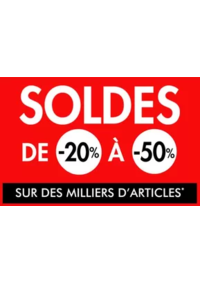 Prospectus Gemo MILLAU : Soldes de -20% à -50%