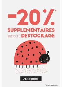 Prospectus Aubert SOISSONS : Super Déstockage : 20% supplémentaires !