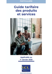 Prospectus LCL le crédit Lyonnais LODEVE : Guide tarifaire