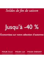 Prospectus Tommy Hilfiger : Soldes jusqu'à -40%