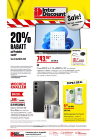 Prospectus Inter Discount Aarau : Interdiscount reklamblad DE