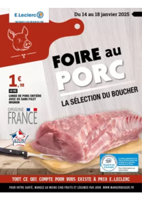 Prospectus E.Leclerc MANOSQUE : FOIRE AU PORC