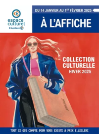 Prospectus Espace culturel E.Leclerc PONTIVY : SELECTION HIVER