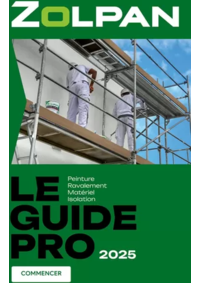 Prospectus Zolpan DRAGUIGNAN : Le Guide Pro 2025