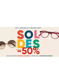 Prospectus Les opticiens mutualistes ORTHEZ : Soldes jusqu'à - 50%