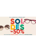 Prospectus Les opticiens mutualistes : Soldes jusqu'à - 50%